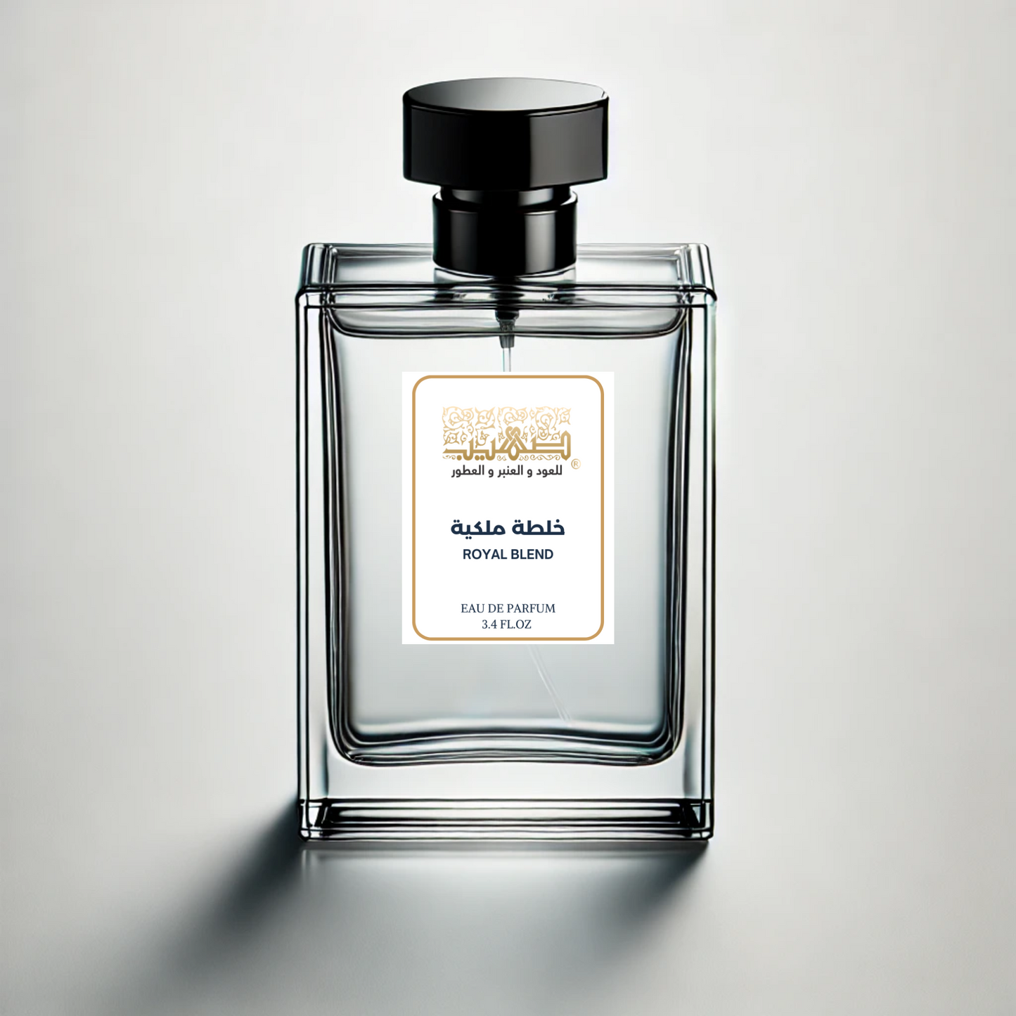 خلطة ملكيةخلطة ملكية من صهيب هو عطر فاخر تم تصميمه بمزيج متناغم من المكونات الفاخرة. تبدأ الخلطة بـ الزعفران والياسمين، مما يمنح افتتاحية دافئة وزهرية. وتكشف الطبقة الوسطى عن عود ومسكصهيب للعود